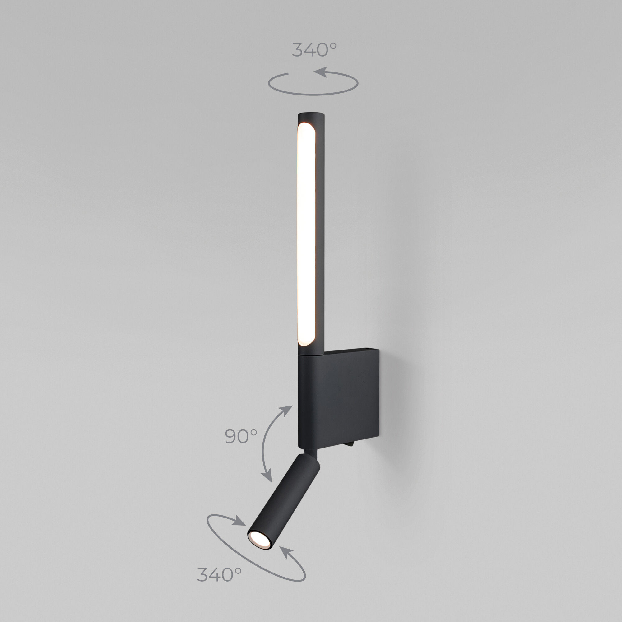 Интерьерная подсветка Elektrostandard 40111/LED черный