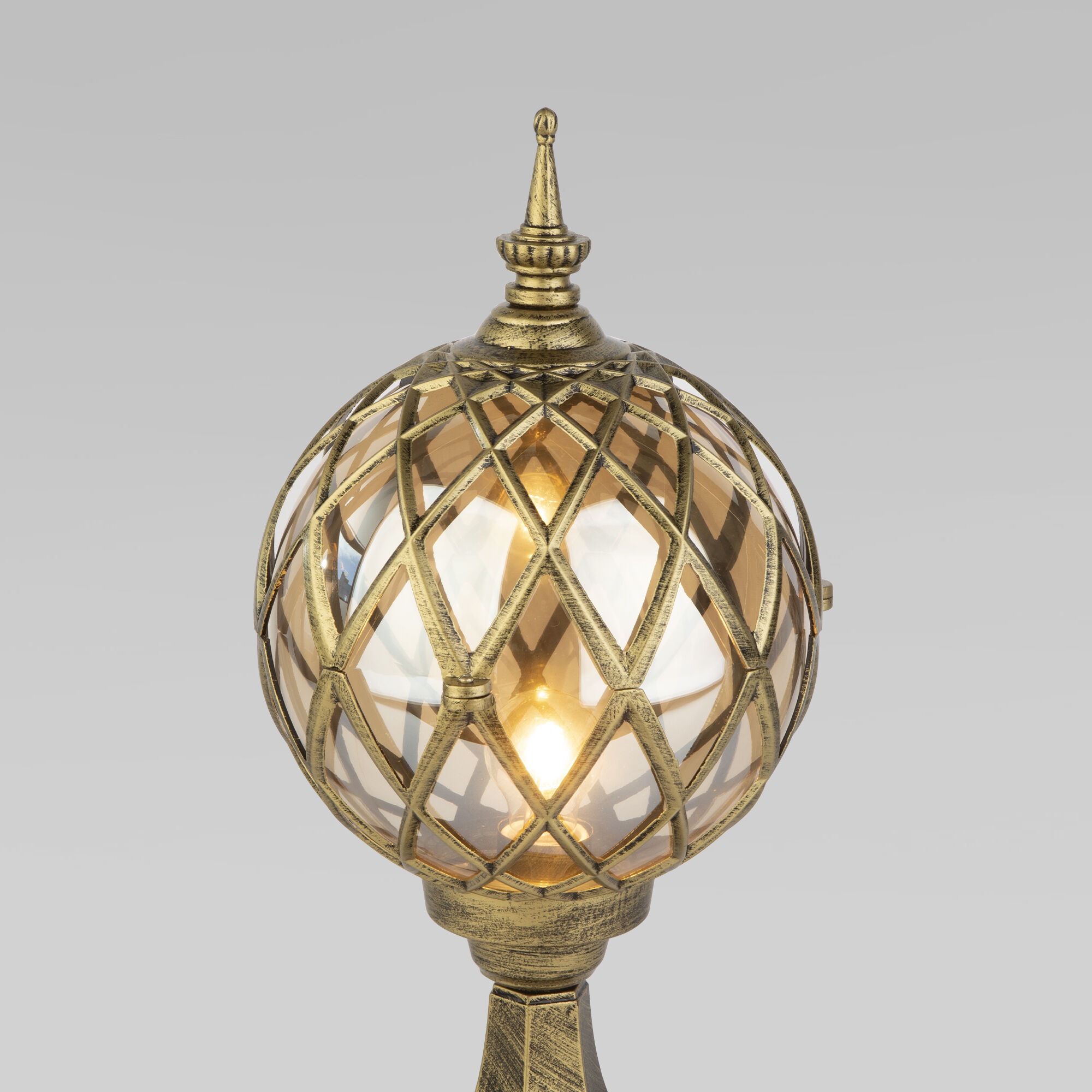 Уличный светильник Elektrostandard Sirius S черное золото