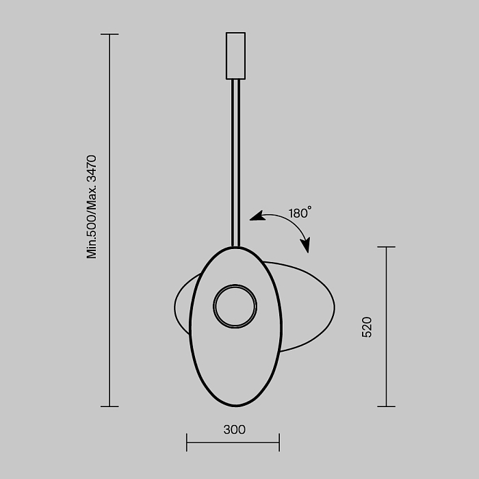 Светильник Maytoni MOD396PL-L10BL3K