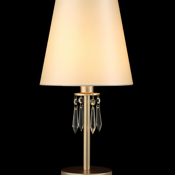Настольная лампа интерьерная Crystal Lux RENATA LG1 GOLD