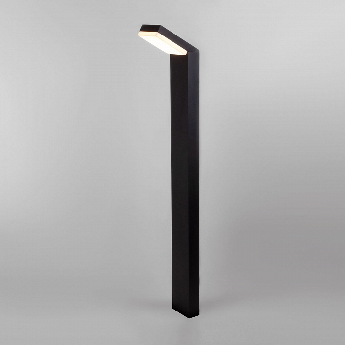 Уличный светильник на столбе Elektrostandard 1542 TECHNO LED черный