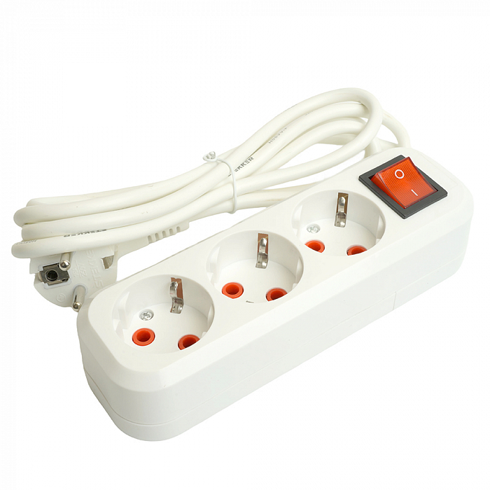Удлинитель/сетевой фильтр STEKKER 49353