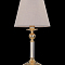 Настольная лампа интерьерная Crystal Lux CAMILA LG1 GOLD