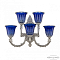 Бра Bohemia Ivele Crystal 7109B15/3+2/210 NW P2 U Clear-Blue/H-1K