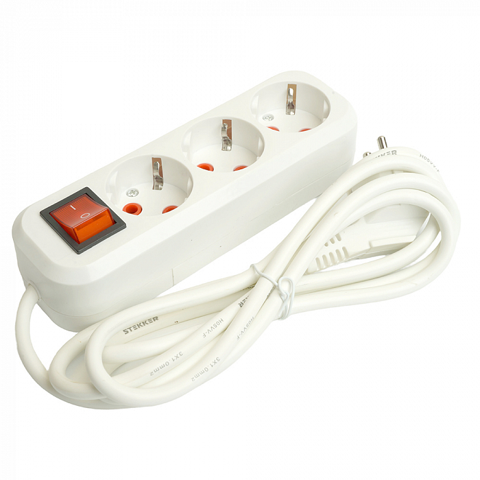 Удлинитель/сетевой фильтр STEKKER 49353