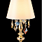 Настольная лампа Crystal Lux MERCEDES LG1 GOLD/COLOR