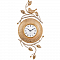 Часы BOGACHO 45024 АС-(АСМзл) Корпус: АС, задняя стенка - Айвори (АС), скульптура - АС, цвет ковки - Айвори Мраморное золото(АСМзл)