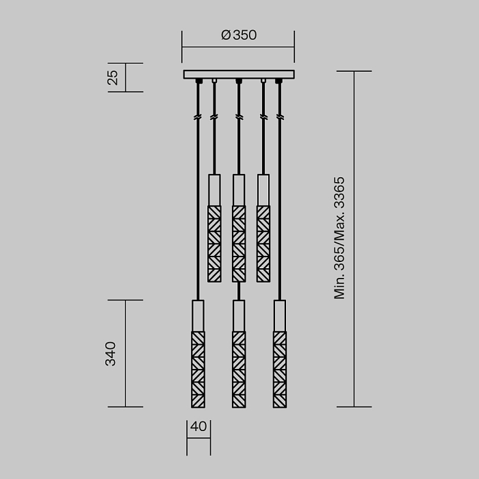 Maytoni MOD328PL-L18CH3K